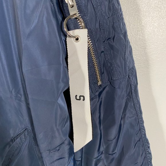 Stampd LA Navy Bondage Bomber Size M - Picture 2 of 8